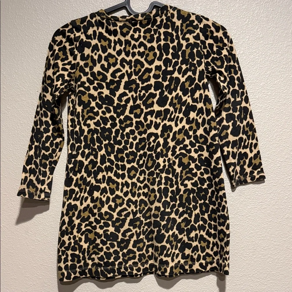 Crewcuts Girls Leopard Print Dress size 6 (girls)‎ 100% cotton
